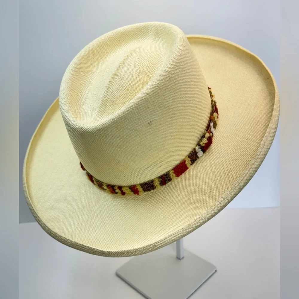 🧜🏼‍♀️ Dobb’s Fifth Avenue New York Vintage Shantung Fibre Hat - Picture 2 of 14